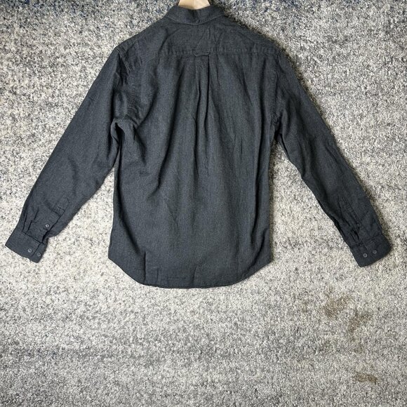 Acne Studios Shirt Mens Small Dark Gray Isherwood Melt Classic Fit Button Down - Picture 6 of 7